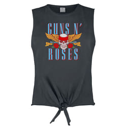 Amplified Womens/Ladies Skull 25 Sleeveless Top - XL, Charcoal