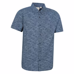 Mountain Warehouse Mens Preston Illustration Shirt - S, Navy