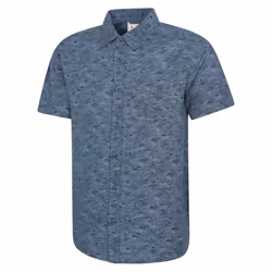 Mountain Warehouse Mens Preston Illustration Shirt - S, Navy