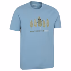 Mountain Warehouse Mens Poplar Tree T-Shirt - 3XL, Blue