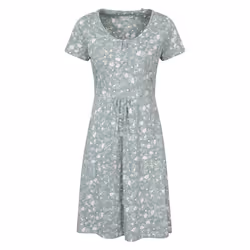 Mountain Warehouse Womens/Ladies Essentials Lora Floral Skater Dress - 16 UK, Pale Green