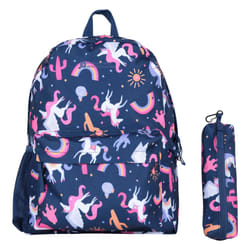 Mountain Warehouse Bookworm Unicorn 15L Backpack & Pencil Case