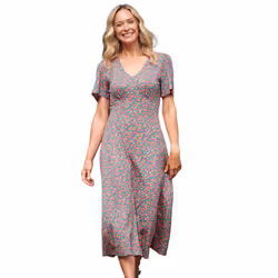 Mountain Warehouse Womens/Ladies Como Floral Dress - 14 UK, Coral