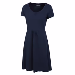 Mountain Warehouse Womens/Ladies Essentials Lora Plain Skater Dress - 6 UK, Dark Blue