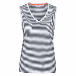 Mountain Warehouse Womens/Ladies Whitley Striped V Neck Vest Top - 12 UK, Navy