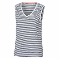 Mountain Warehouse Womens/Ladies Whitley Striped V Neck Vest Top - 12 UK, Navy