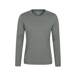 Mountain Warehouse Mens Flint Crew Neck Long-Sleeved T-Shirt - 3XL, Green