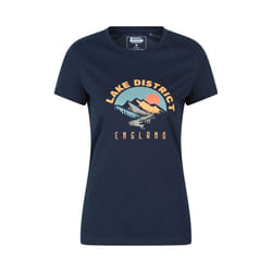 Mountain Warehouse Womens/Ladies Lake District Sunrise T-Shirt - 20 UK, Navy