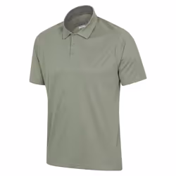 Mountain Warehouse Mens Volley IsoCool Polo Shirt - L, Light Khaki