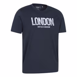 Mountain Warehouse Mens London Short-Sleeved T-Shirt - XS, Navy