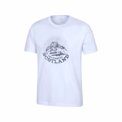 Mountain Warehouse Mens Inverness Short-Sleeved T-Shirt - XS, White
