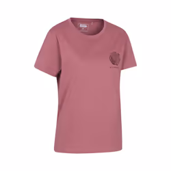 Mountain Warehouse Womens/Ladies Edinburgh Relaxed Fit Short-Sleeved T-Shirt - 12 UK, Pink