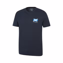 Mountain Warehouse Mens West Highlands Short-Sleeved T-Shirt - M, Navy