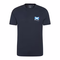 Mountain Warehouse Mens West Highlands Short-Sleeved T-Shirt - XS, Navy