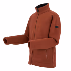 Regatta Mens Garrian II Full Zip Fleece Jacket - XL, Burnt Henna/Black