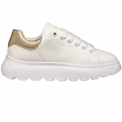 Geox Girls Puffypop Trainers - 5 UK Child, White/Platinum