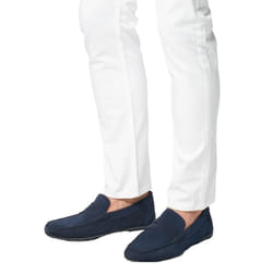 Geox Mens Kosmopolis + Grip Suede Moccasins - 9 UK, Navy