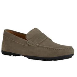 Geox Mens Kosmopolis + Grip Suede Moccasins - 7 UK, Taupe