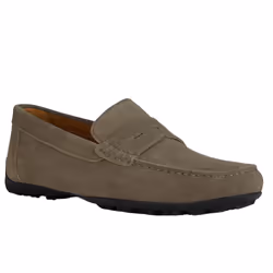 Geox Mens Kosmopolis + Grip Suede Moccasins - 9 UK, Taupe