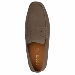 Geox Mens Kosmopolis + Grip Suede Moccasins - 9 UK, Taupe