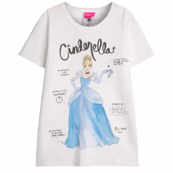 Disney Girls Short-Sleeved T-Shirt - 14-15 Years, White