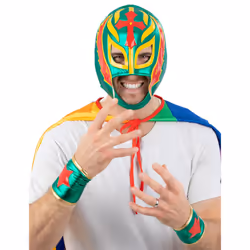 Smiffys Unisex Adult Luchador Costume Accessory Set