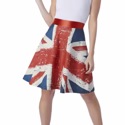Smiffys Womens/Ladies Skirt - 16 UK - 18 UK, Red/Blue/White