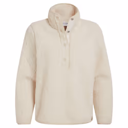 Craghoppers Womens/Ladies Massey Patterned Overhead Fleece Top - 10 UK, Ecru