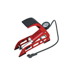 Faithfull Foot Pump Single Cylinder With Gauge