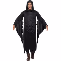 Smiffys Unisex Adult Screamer Costume - M, Black