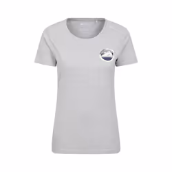 Mountain Warehouse Womens/Ladies Lake District Tree Ring Organic T-Shirt - 8 UK, Grey