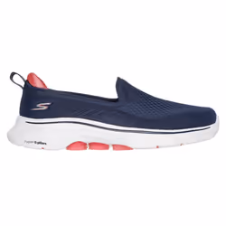 Skechers Womens/Ladies Go Walk 7 - Vina Trainers - 3 UK, Navy/Coral