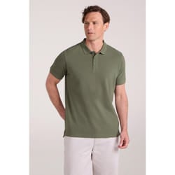 Mountain Warehouse Mens Lakeside II Polo Shirt - XXL, Khaki Green