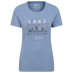 Mountain Warehouse Womens/Ladies Lake District Printed T-Shirt - 20 UK, Dark Blue