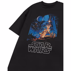 Star Wars Mens Vintage Short-Sleeved T-Shirt