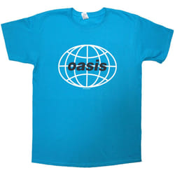 Oasis Unisex Adult 1998 World Tour - South America Back Print T-Shirt - S, Blue