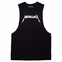 Metallica Unisex Adult Logo Vest Top - XXL, Black