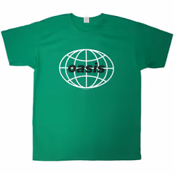 Oasis Unisex Adult 1998 World Tour - Mexico City T-Shirt - XL, Green