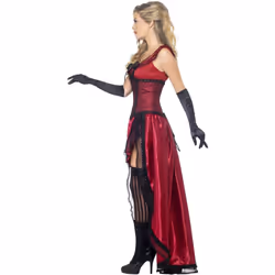 Smiffys Womens/Ladies Deluxe Authentic Brothel Western Costume Set