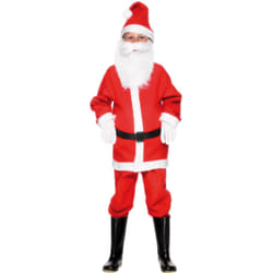Smiffys Boys Santa Costume Set - 7-9 Years, Red/White