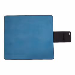 Trespass Throw Waterproof Checked Foldable Blanket - One Size, Rich Teal