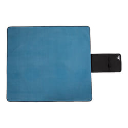 Trespass Throw Waterproof Checked Foldable Blanket - One Size, Rich Teal