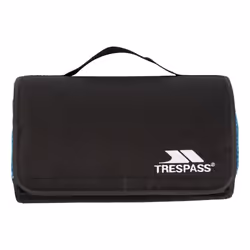 Trespass Throw Waterproof Checked Foldable Blanket - One Size, Rich Teal