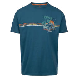 Trespass Mens Zama Countryside T-Shirt - XS, Bondi Blue