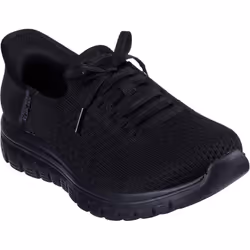 Skechers Womens/Ladies First Blush Slip-In Trainers - 3 UK, Black