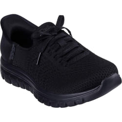 Skechers Womens/Ladies First Blush Slip-In Trainers - 3 UK, Black