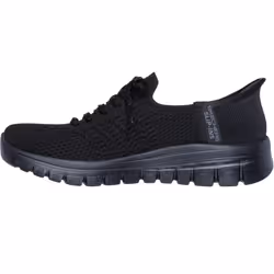 Skechers Womens/Ladies First Blush Slip-In Trainers - 3 UK, Black