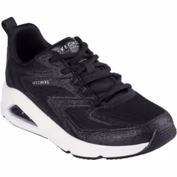 Skechers Womens/Ladies Tres Air Uno Glitter Trainers - 3 UK, Black
