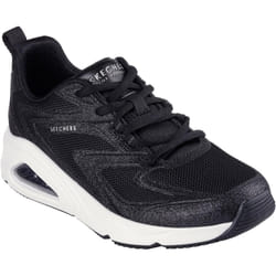 Skechers Womens/Ladies Tres Air Uno Glitter Trainers - 3 UK, Black