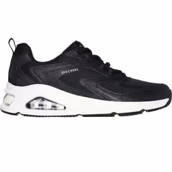 Skechers Womens/Ladies Tres Air Uno Glitter Trainers - 8 UK, Black